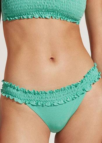 Abajo De Bikini Calzedonia Brazilian Formentera Mujer Verde | CO2884SO