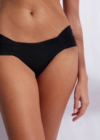 Abajo De Bikini Calzedonia Brazilian Indonesia Eco Mujer Negras | CO2880HK