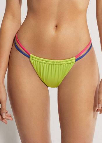 Abajo De Bikini Calzedonia Brazilian String Tokyo Eco Mujer Verde | CO2845UT