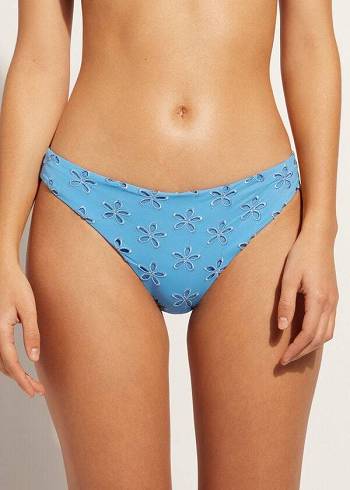 Abajo De Bikini Calzedonia Corfù Mujer Azules | CO2818UT