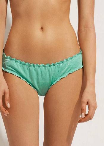 Abajo De Bikini Calzedonia Formentera Mujer Verde | CO2810GL