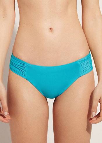 Abajo De Bikini Calzedonia Indonesia Eco rosa Mujer Turquesa | CO2707EX