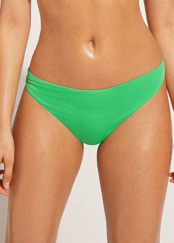 Abajo De Bikini Calzedonia Indonesia Eco Low rise Mujer Verde | CO2717AP