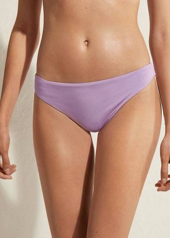 Abajo De Bikini Calzedonia Indonesia Eco Mujer Moradas | CO2721UT