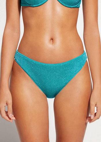 Abajo De Bikini Calzedonia Las Vegas Mujer Azules | CO2697DN