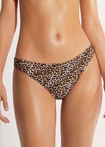 Abajo De Bikini Calzedonia Malindi Mujer Marrones | CO2692JJ