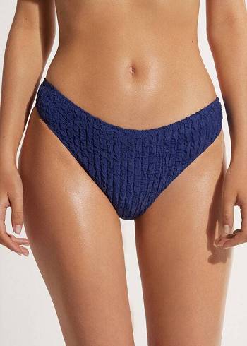 Abajo De Bikini Calzedonia Marrakech Mujer Azules | CO2691KI