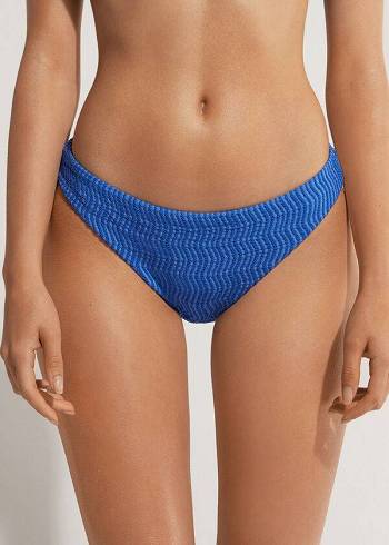 Abajo De Bikini Calzedonia Mykonos Mujer Azules | CO2683MA