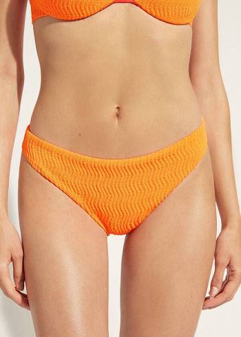 Abajo De Bikini Calzedonia Mykonos Mujer Naranjas | CO2684NB