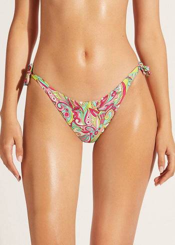 Abajo De Bikini Calzedonia Side Tie Londra Mujer Multicolor | CO2627SO