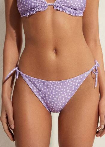 Abajo De Bikini Calzedonia String Cipro Mujer Moradas | CO2603OR