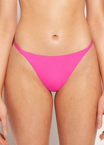 Abajo De Bikini Calzedonia Tanga Indonesia Eco Mujer Rosas | CO2556RW