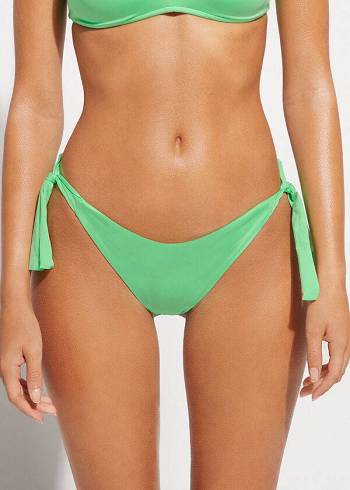 Abajo De Bikini Calzedonia Tied Indonesia Eco Mujer Verde Menta | CO2544HK