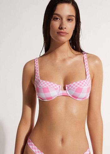 Arriba De Bikini Calzedonia Balconette Lione Mujer Rosas | CO2513XF