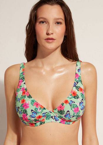 Arriba De Bikini Calzedonia Balconette Malibu Mujer Multicolor | CO2512CE