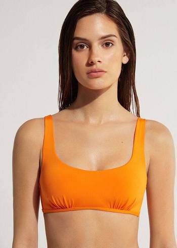 Arriba De Bikini Calzedonia Tank Estilo Indonesia Eco Mujer Naranjas | CO2201ZG