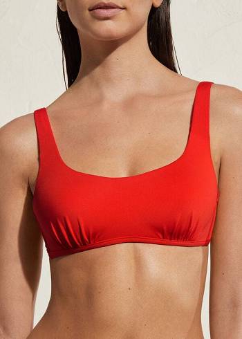 Arriba De Bikini Calzedonia Tank Estilo Indonesia Eco Mujer Rojas | CO2203CE