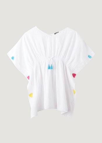 Bañadores Calzedonia Kaftan with Tassels Niños Blancas | CO1105HK