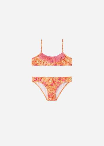 Bañadores Calzedonia Paisley Two-Piece Jasmine Niños Rojas | CO1143WY