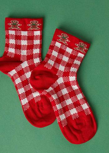 Calcetines Calzedonia Christmas Series Corta Niños Rojas Blancas | CO1021PQ