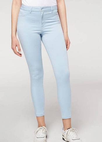 Jeans Calzedonia Eco Light Push Up Denim Mujer Beige | CO1606VD