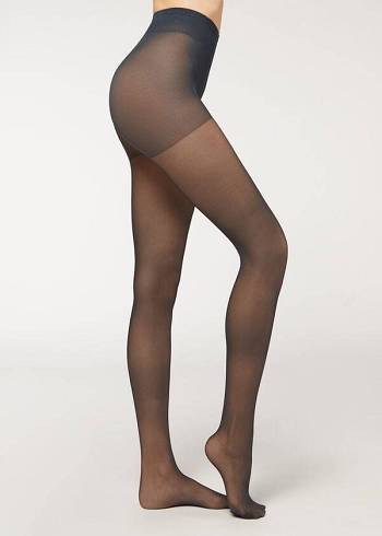 Mallas Calzedonia 40 Denier Action Medium Sheer Mujer Azules | CO2996HK