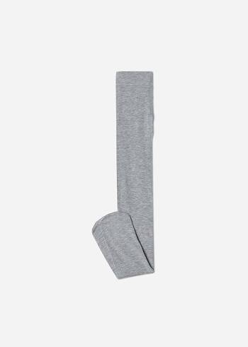 Mallas Calzedonia Super Opaque with Cashmere Niños Gris | CO1179SO