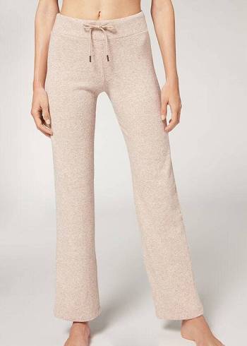 Pantalones Calzedonia Cashmere Directo Mujer Beige | CO1472LH