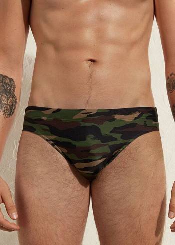 Traje De Baño Calzedonia Rio Hombre Verde | CO1243BC