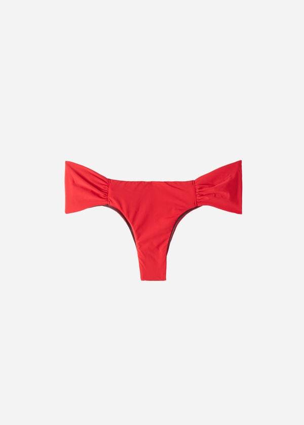 Abajo De Bikini Calzedonia Brazilian Indonesia Eco Mujer Rojas | CO2876ZG