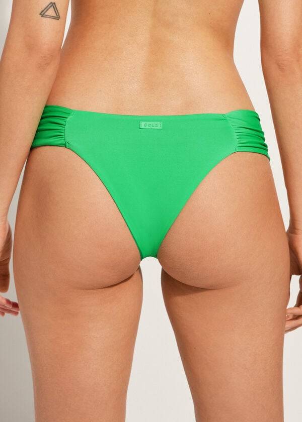 Abajo De Bikini Calzedonia Brazilian Indonesia Eco Mujer Verde | CO2879JJ