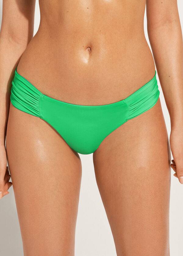 Abajo De Bikini Calzedonia Brazilian Indonesia Eco Mujer Verde | CO2879JJ