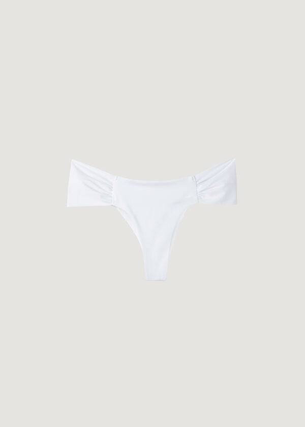 Abajo De Bikini Calzedonia Brazilian Indonesia Eco Mujer Blancas | CO2881GL