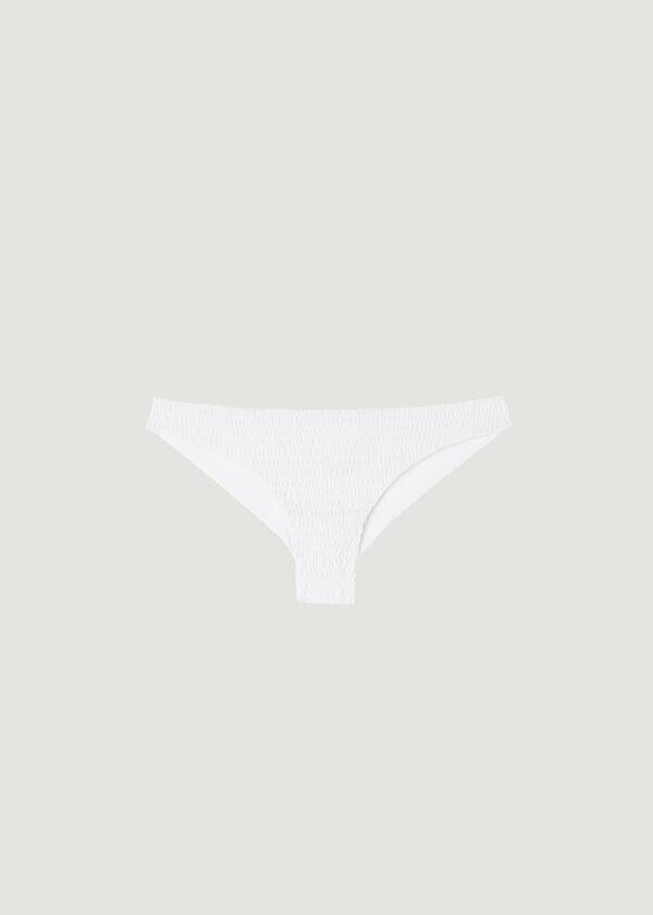 Abajo De Bikini Calzedonia Brazilian Lanzarote Mujer Blancas | CO2874CE