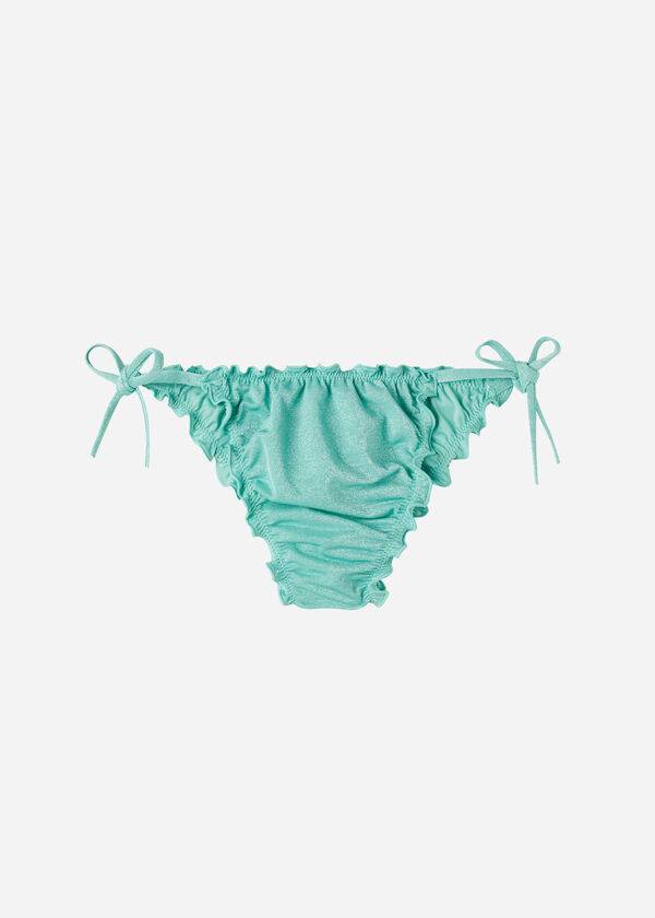 Abajo De Bikini Calzedonia Brazilian String Formentera Mujer Verde | CO2858SO