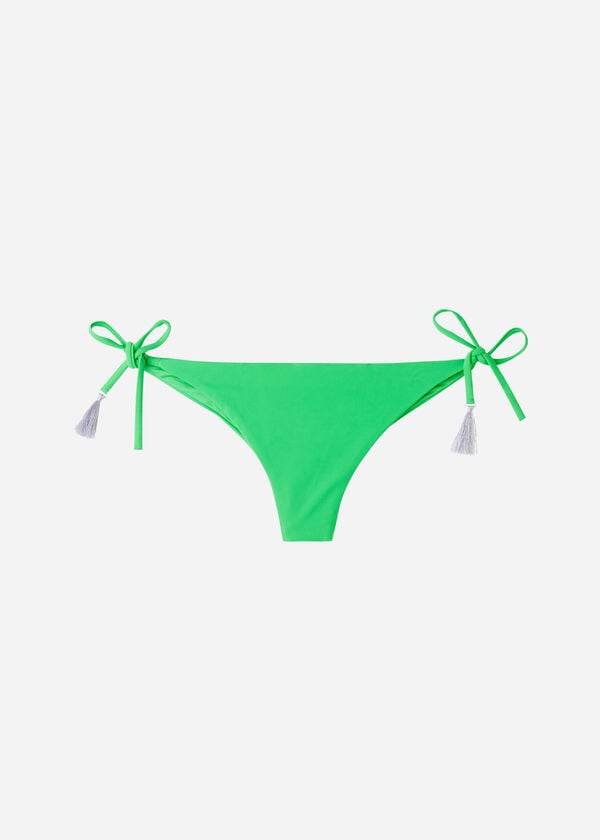 Abajo De Bikini Calzedonia Brazilian String Capri Mujer Verde | CO2863UT