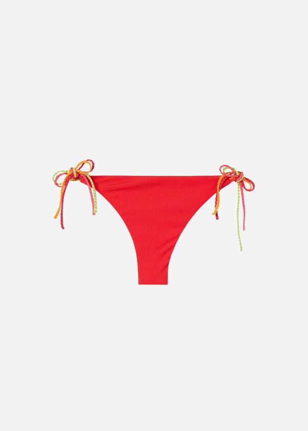 Abajo De Bikini Calzedonia Brazilian String Berlino Mujer Rojas | CO2864YU