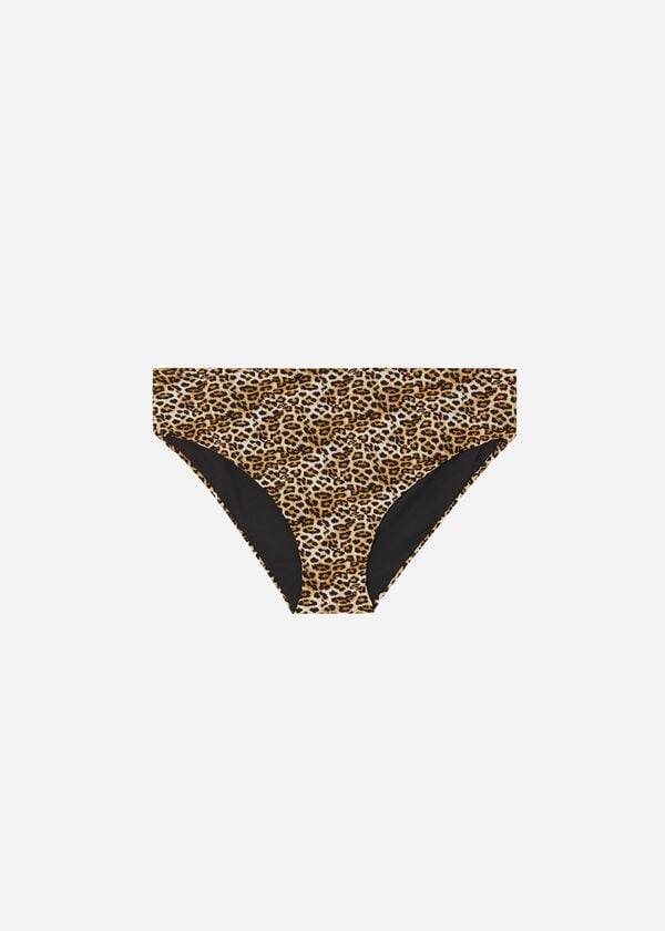 Abajo De Bikini Calzedonia High Cintura Malindi Mujer Marrones | CO2756BC