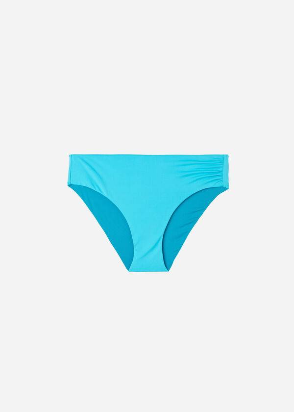 Abajo De Bikini Calzedonia High Cintura Indonesia Eco Mujer Turquesa Verde | CO2758CE