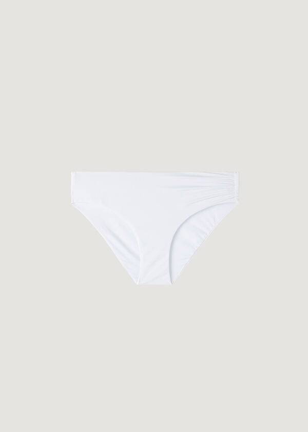 Abajo De Bikini Calzedonia High Cintura Indonesia Eco Mujer Blancas | CO2759XF