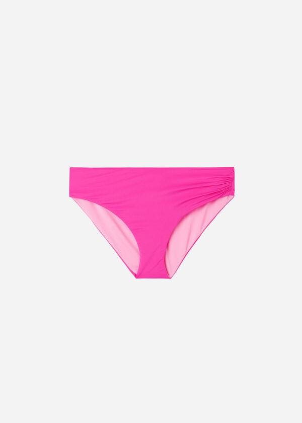 Abajo De Bikini Calzedonia High Cintura Indonesia Eco Mujer Rosas | CO2760ZG