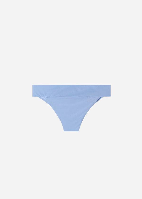 Abajo De Bikini Calzedonia High Cintura Brazilian Indonesia Eco Mujer Azules | CO2773IS