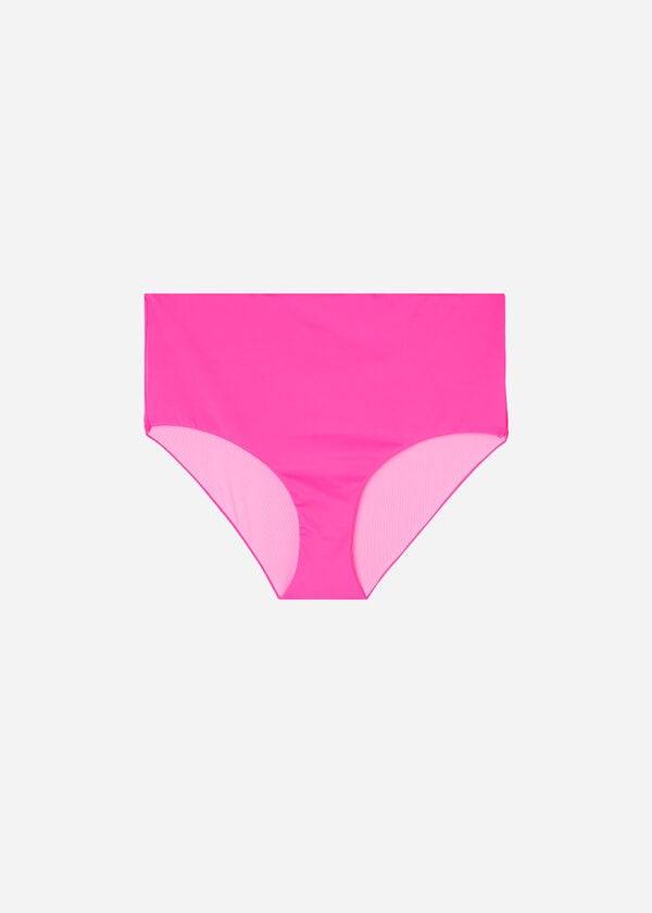 Abajo De Bikini Calzedonia High Shaper Cintura Indonesia Eco Mujer Rosas | CO2782NB