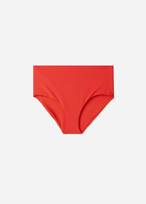 Abajo De Bikini Calzedonia High Shaper Cintura Indonesia Eco Mujer Rojas | CO2786DN