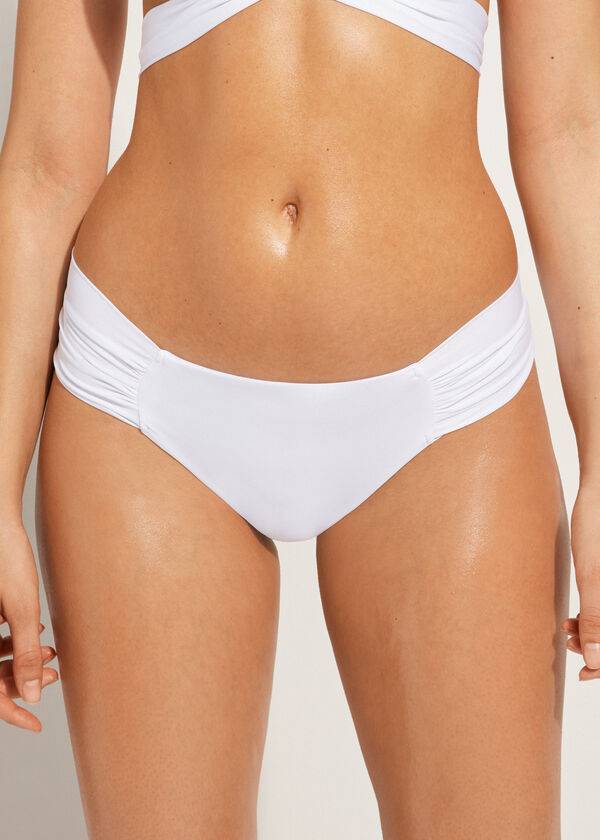 Abajo De Bikini Calzedonia Indonesia Eco rosa Mujer Blancas | CO2708WY