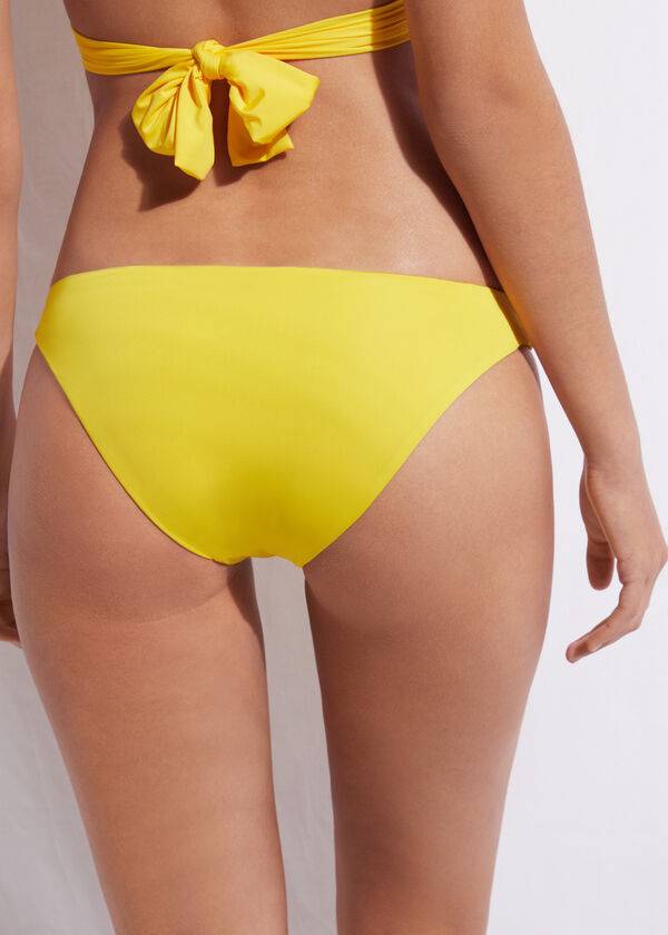 Abajo De Bikini Calzedonia Indonesia Eco Mujer Amarillo | CO2720IS