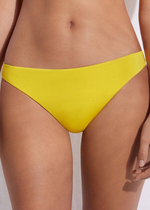 Abajo De Bikini Calzedonia Indonesia Eco Mujer Amarillo | CO2720IS