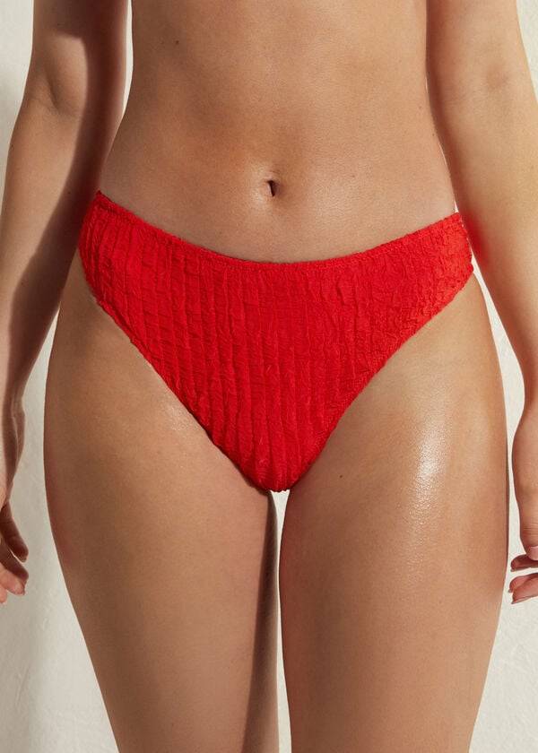 Abajo De Bikini Calzedonia Marrakech Mujer Rojas | CO2690LH