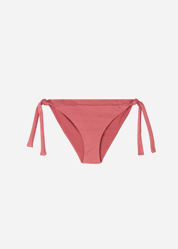 Abajo De Bikini Calzedonia Side Tie Biarritz Mujer Marrones | CO2635RW