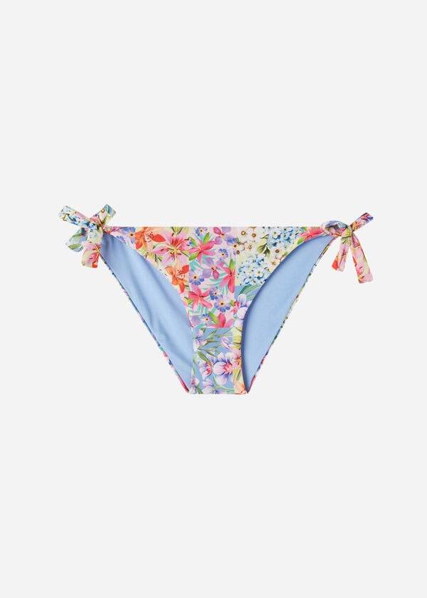 Abajo De Bikini Calzedonia Side Tie Minorca Eco Mujer Multicolor | CO2626DN